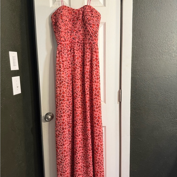 Erin by Erin Fetherson Pink Leopard Print Maxi Dress - Picture 6 of 6